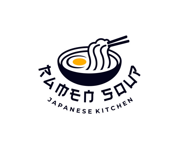 中华美食logo
