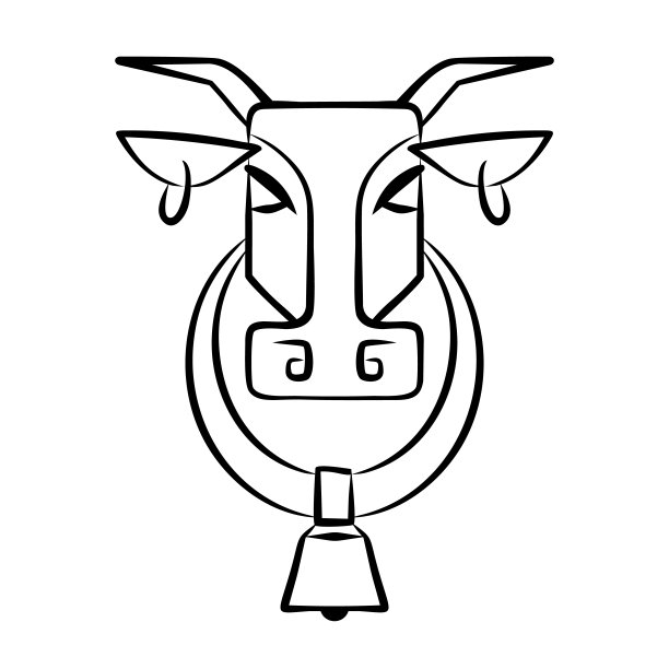 牛角logo设计