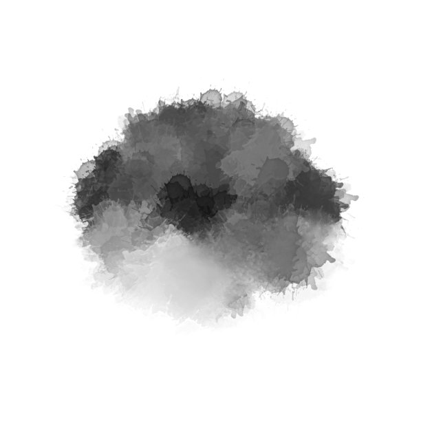 灰白笔触纹理抽象背景图