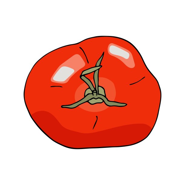 卡通西红柿logo