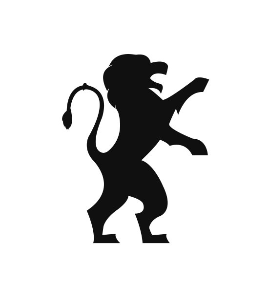 卡通狮子logo