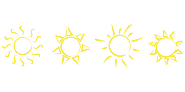 手logo设计,太阳logo