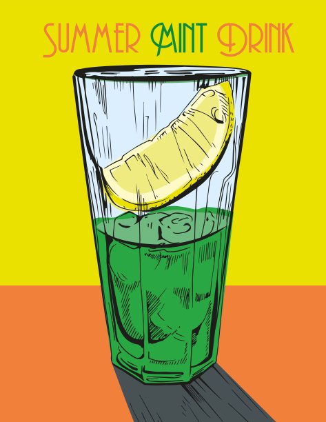 柠檬水饮品海报