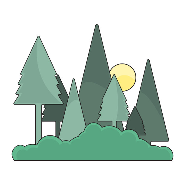 自然风景logo
