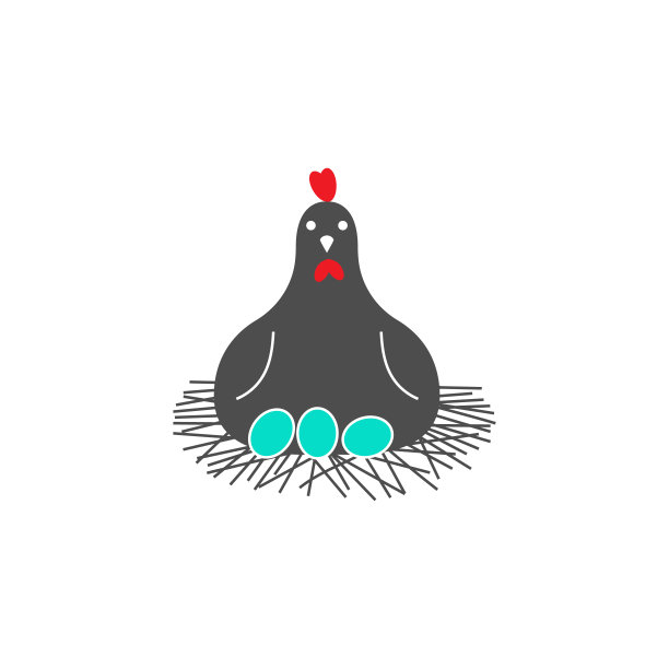 小鸡logo设计