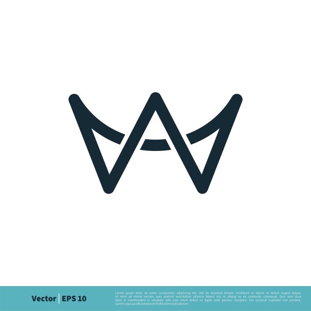 字母w,标志,logo