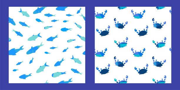 青蟹插画