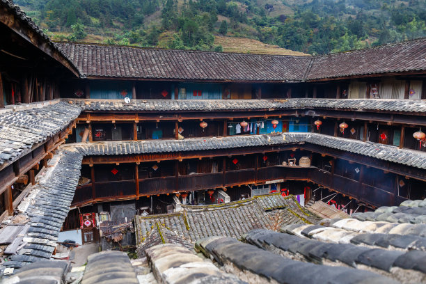 福建土楼,内景