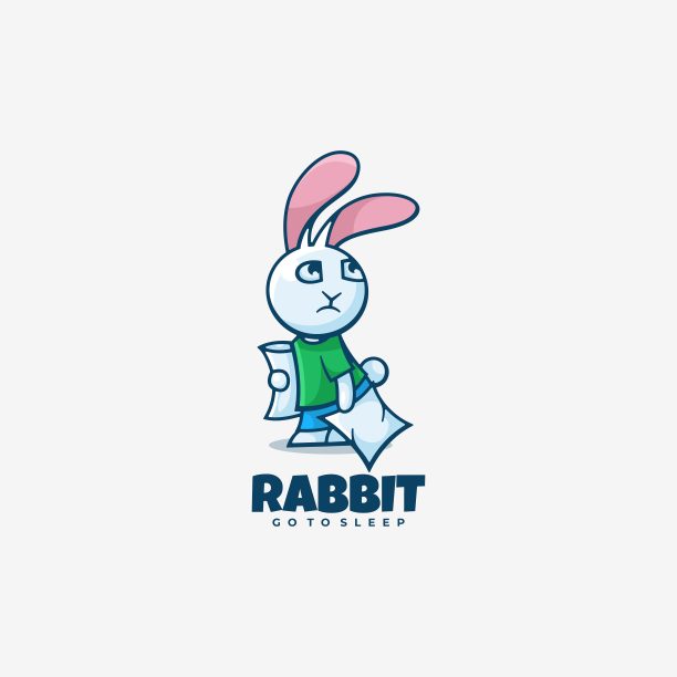 个性兔子卡通形象