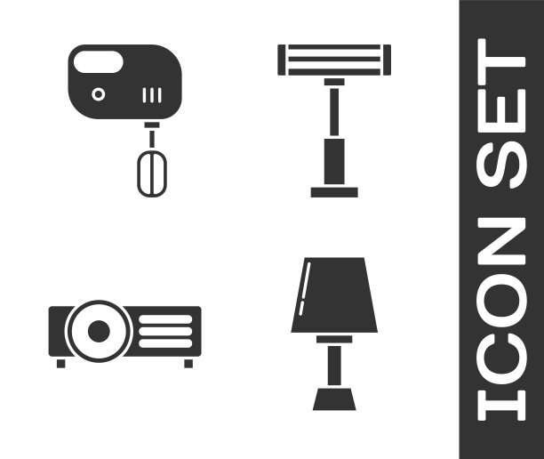 家具和电器工具图标