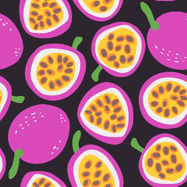 百香果包装插画