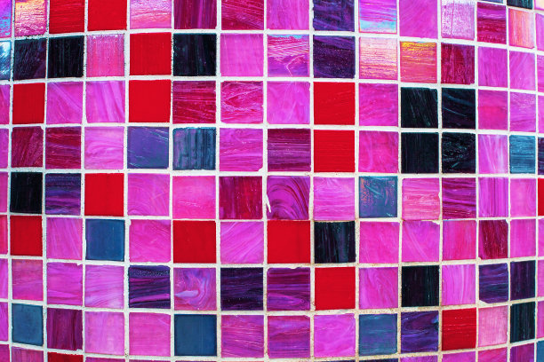 淡紫色格子图案背景素材