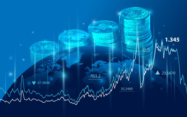 科技风商务活动背景