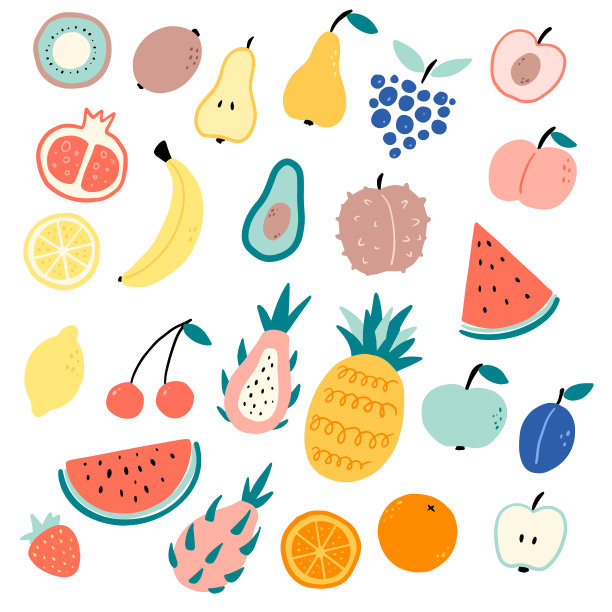 水果贴纸