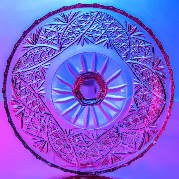 精美圆形渐变花纹图案