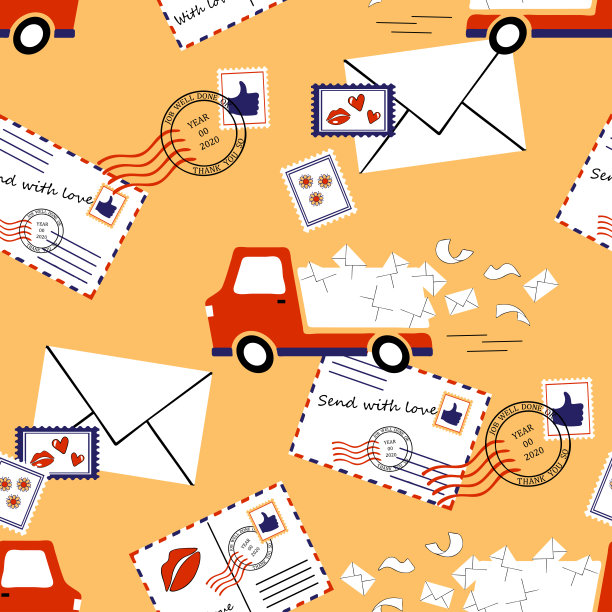 面包车文字背景素材