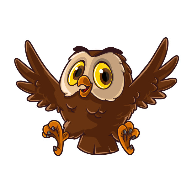 卡通猫头鹰