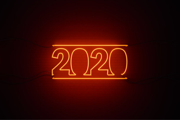 2020年荧光背景