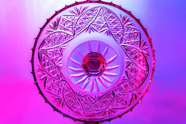 精美对称圆形花纹图案