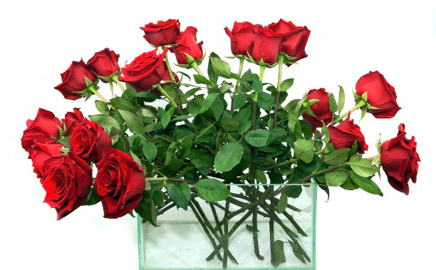 红色婚礼花艺素材