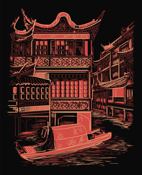 上海海报上海标志建筑
