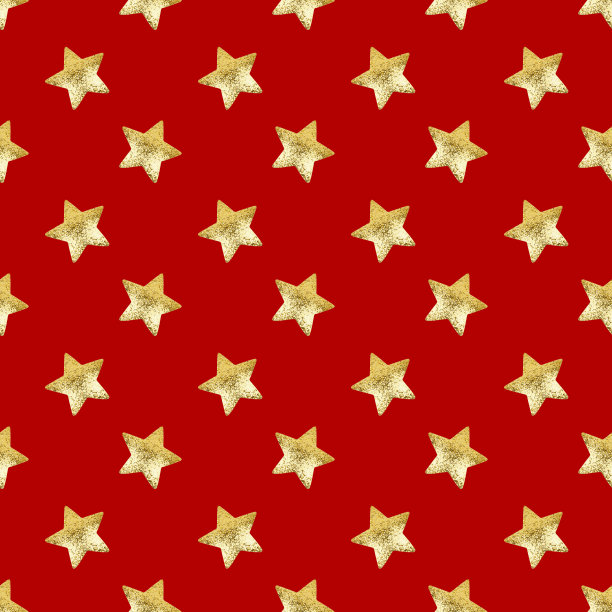 复古装饰品,红色和金色颜色