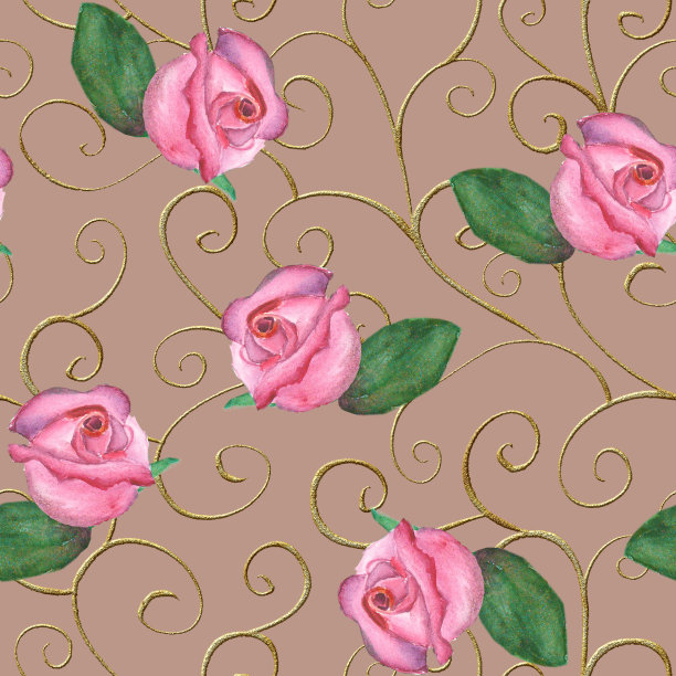 奢华皇室艺术图案壁纸