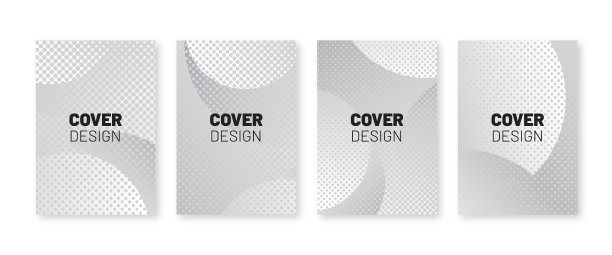 灰色圆形底纹封面