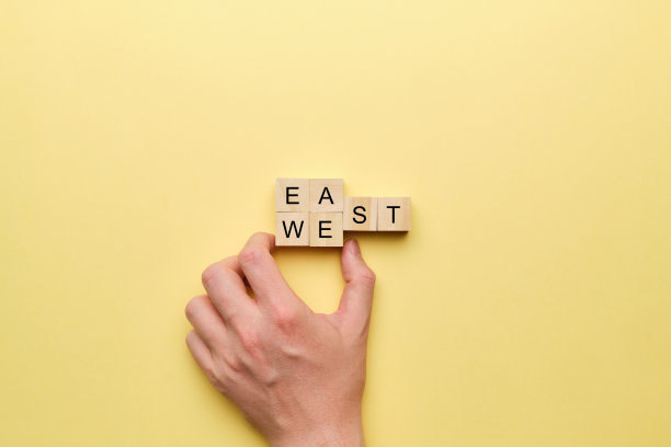 east