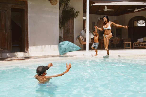 leaping