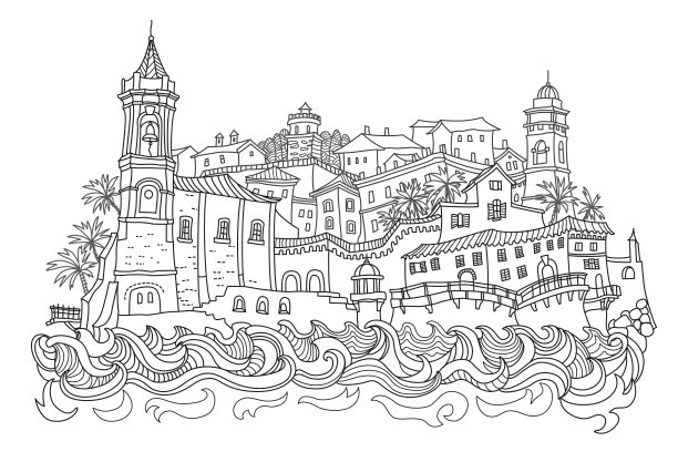 山水地产海报宣传册