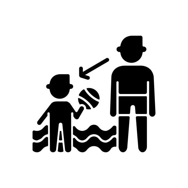 儿童游泳泳池logo