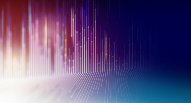 炫彩动感光线抽象背景图