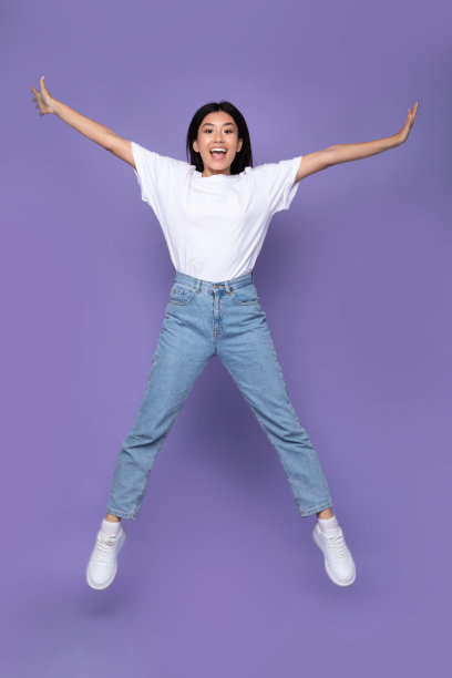 leaping