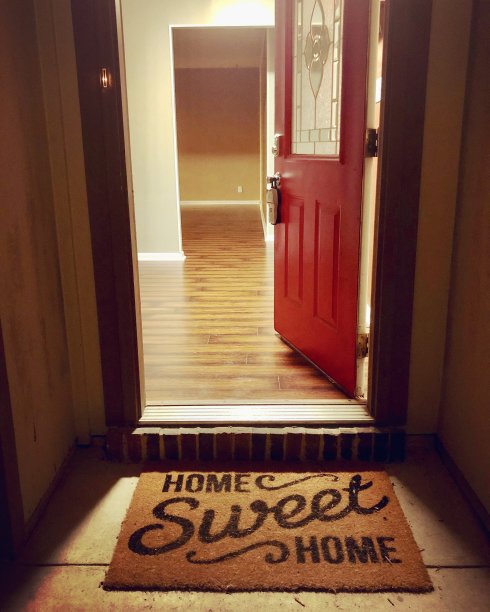 欢迎光临门口垫