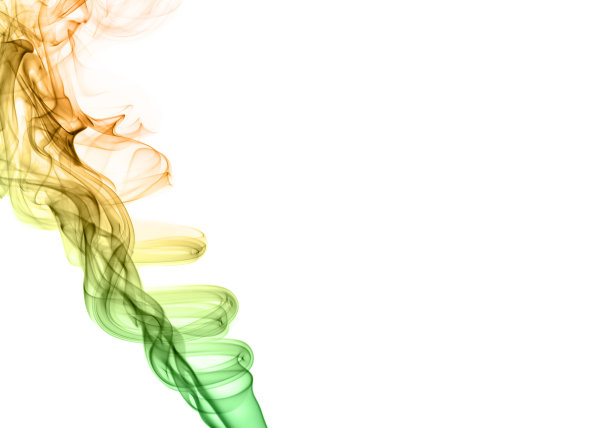 炫彩流动的火焰抽象图案