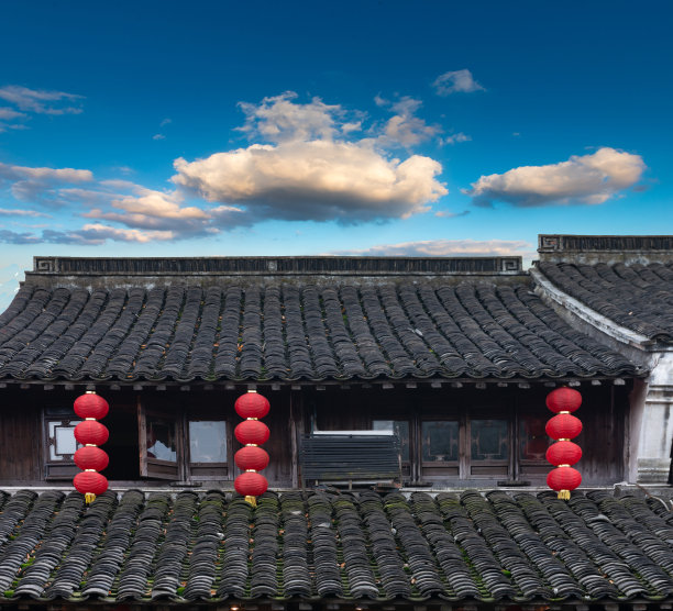 中式古典云纹背景