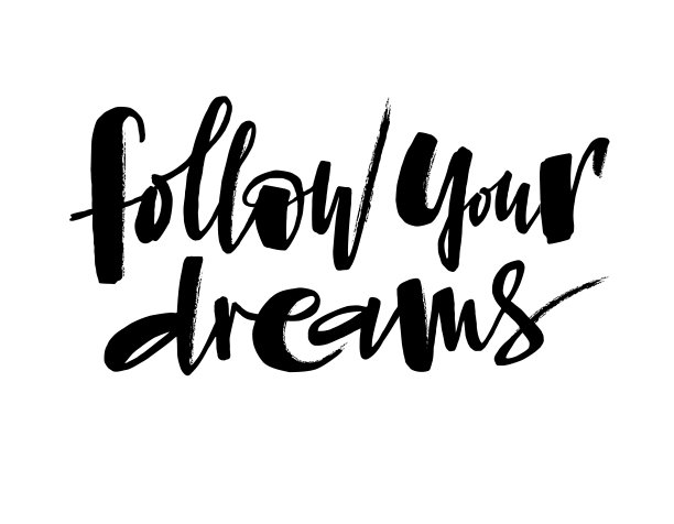 手写字体手提袋