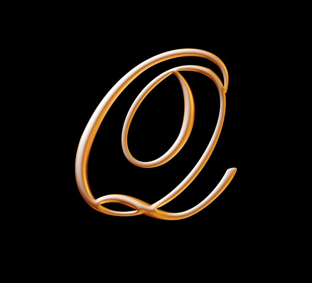 q英文字母logo