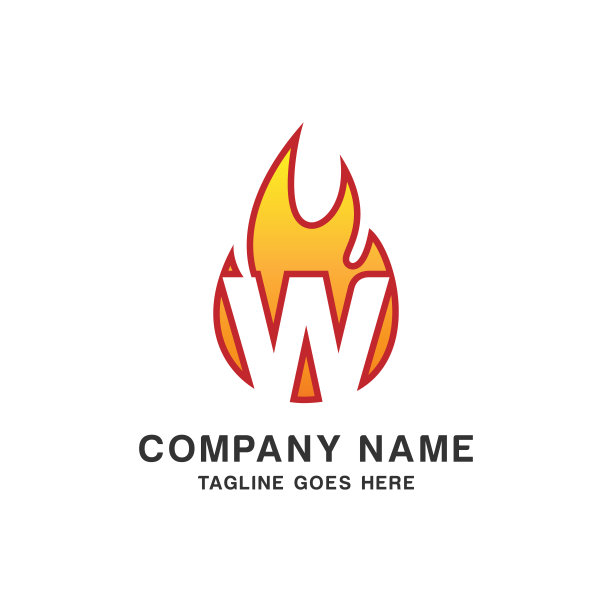 w火焰标志