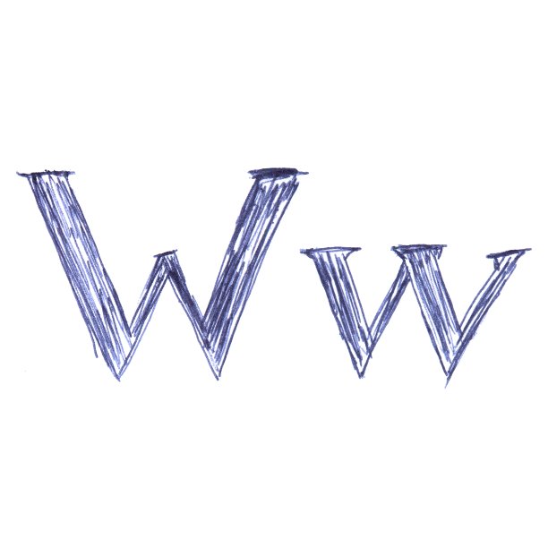 字母w英文w标志