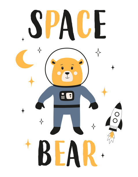 宇航员小熊