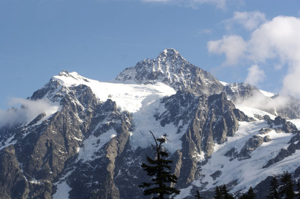 华盛顿州,山脊,雪山