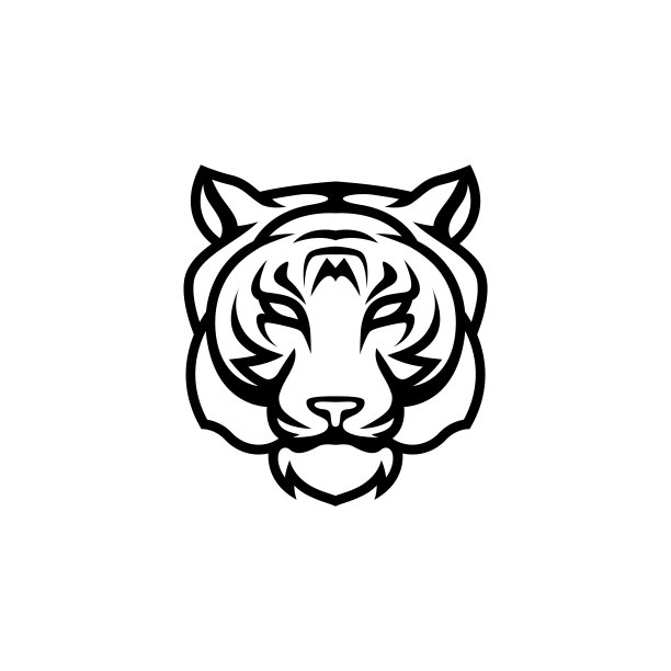 老虎矢量图