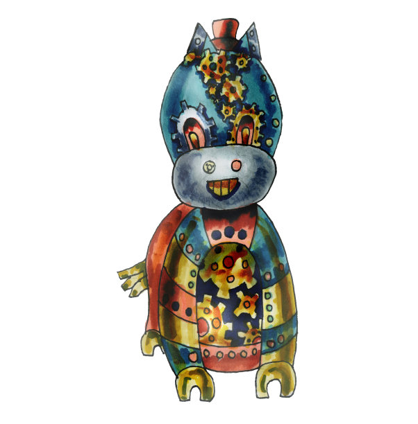 马年插画马年卡通