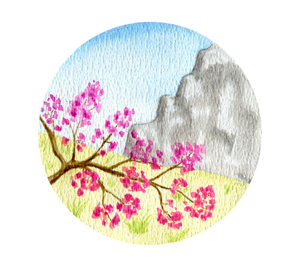 中式山水质感意境风景装饰画