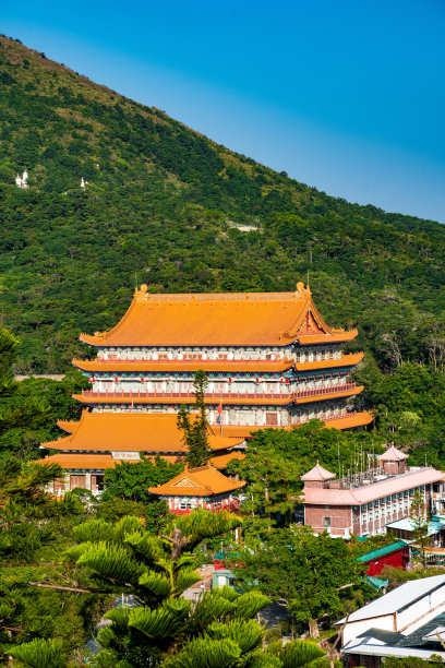 宝莲禅寺 大屿山风光