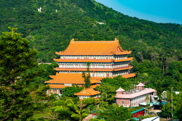 宝莲禅寺 大屿山风光