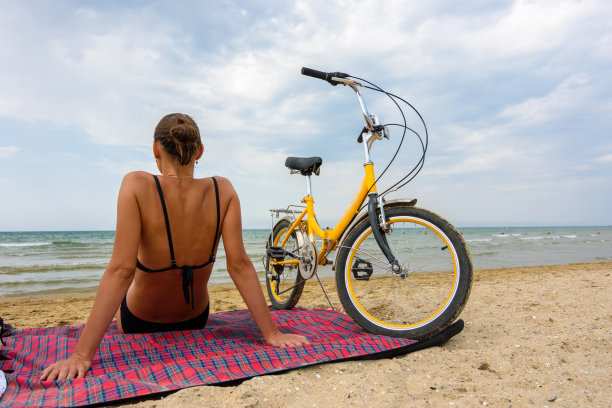 骑单车,晒太阳,周末生活