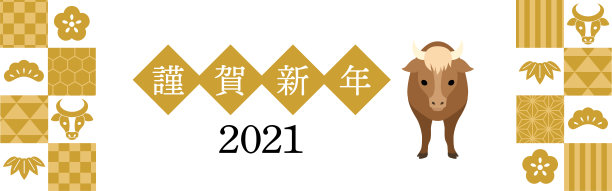 2021牛年海报设计喜庆海报